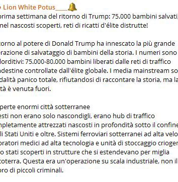La prima settimana del ritorno di Trump…