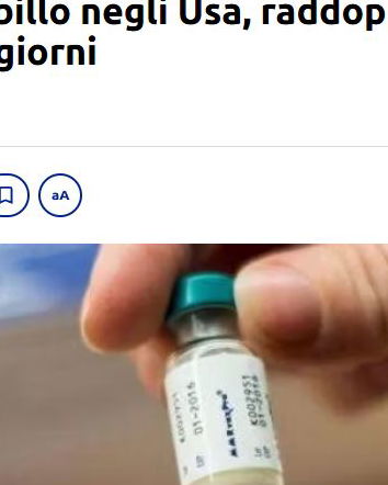 L’epidemia di morbillo in Texas