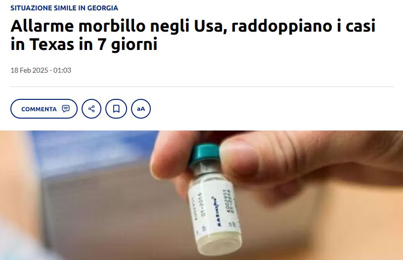 L’epidemia di morbillo in Texas article-post
