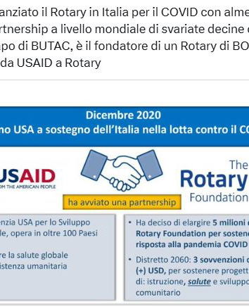 I fondi di USAID al Rotary International