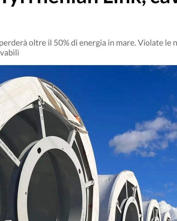 Tyrrhenian Link e perdite di energia: facciamo chiarezza article-post