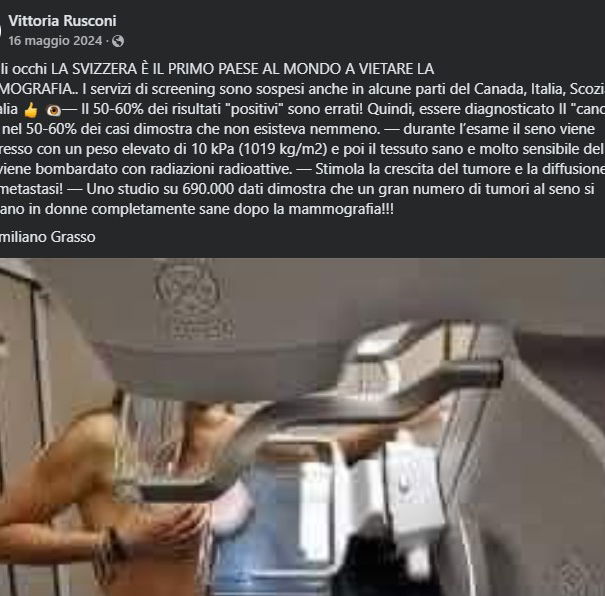 Mammografia e disinformazione criminale vol. 2 article-post