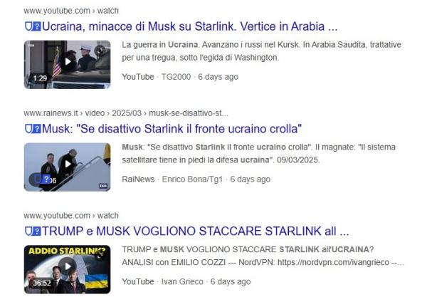 Musk, Starlink e le minacce