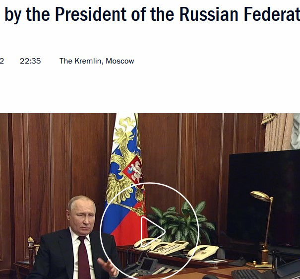 Il discorso di Putin – Tre anni dopo, le stesse bugie article-post