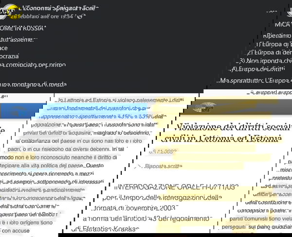L’Estonia, i russofoni e l’antieuropeismo