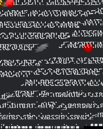 I vaccini antinfluenzali genotossici