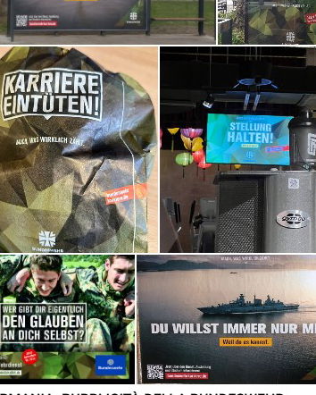 Le pubblicità per l’esercito tedesco