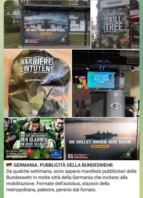 Le pubblicità per l’esercito tedesco