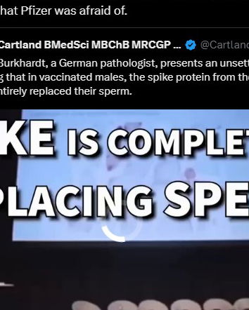 Pfizer non ha lanciato alcun consiglio agli uomini vaccinati…