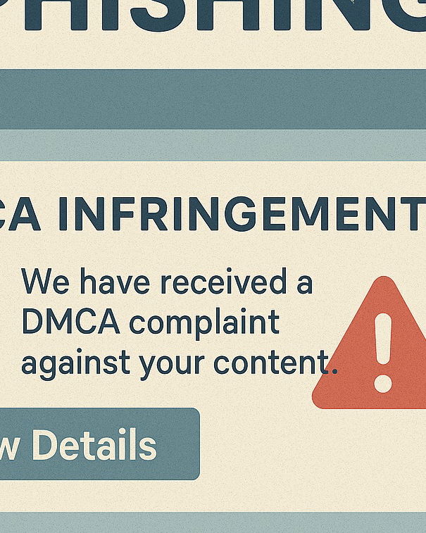 La truffa del DMCA Infringement article-post