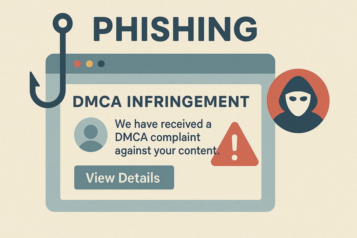 La truffa del DMCA Infringement article-post