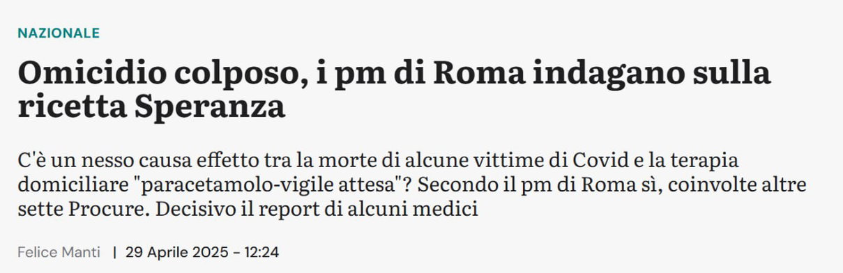I PM di Roma contro Speranza article-post