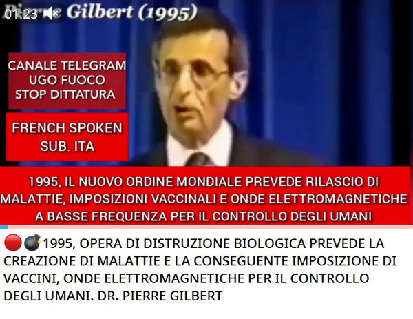 Il dr Pierre Gilbert e la fuffa complottista