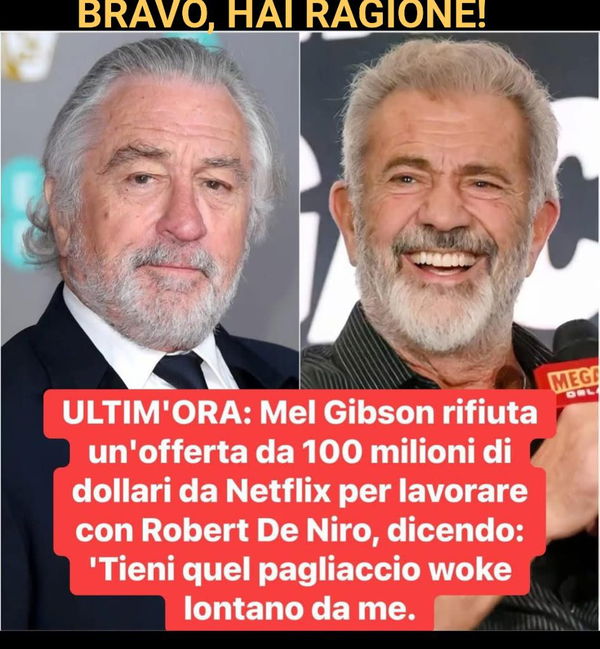 Mel Gibson, Robert Deniro e la macchina del fango su Facebook