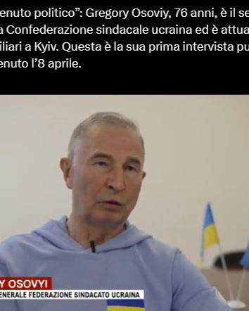 Report, Il Manifesto, Gregory Osoviy e la propaganda