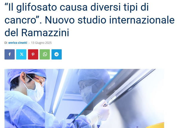 Glifosato e nuovi studi