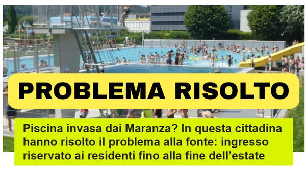 La piscina svizzera e il razzismo dei boomer