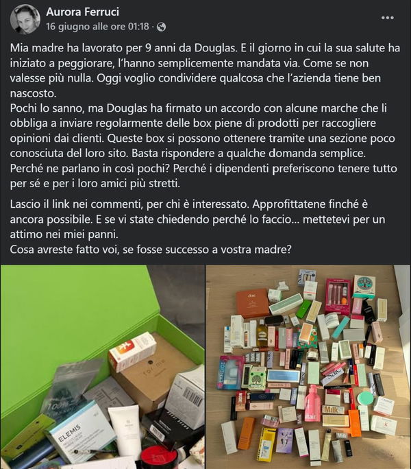 Ho la mamma malata… compra una box di Douglas