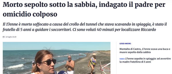 Indagato per omicidio colposo