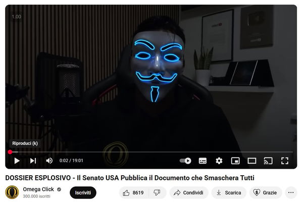 Omega Click, la menzogna come lavoro