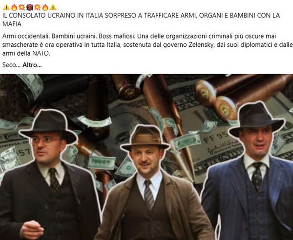 Consolato ucraino e traffico di armi, organi e bambini