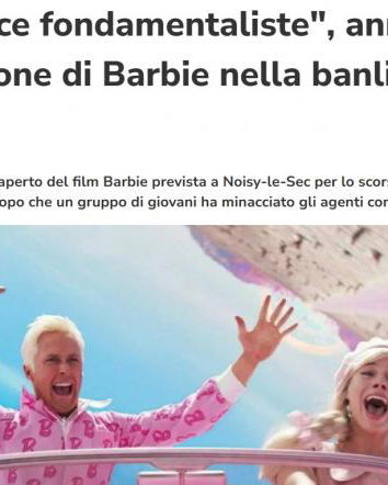 Barbie e la censura in Francia