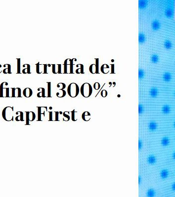 CapOne e CapFirst: attenzione
