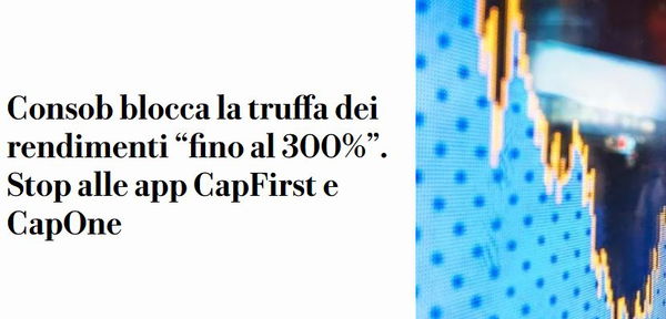 CapOne e CapFirst: attenzione