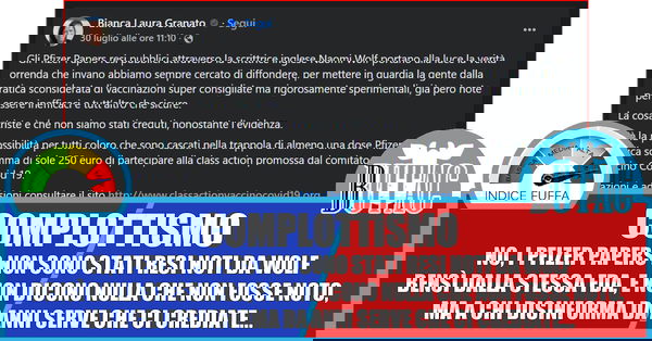 Pfizer Papers, class action e populismo