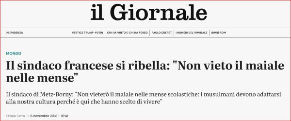 Il sindaco di Metz e il maiale