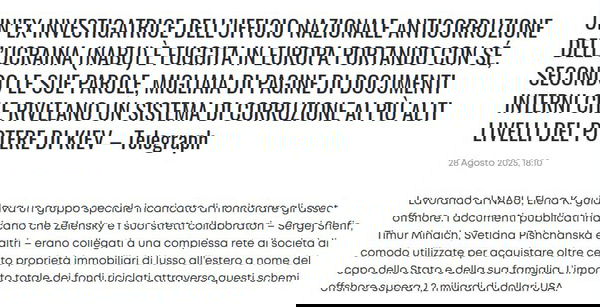 L’investigatrice del NABU che denuncia la corruzione di Kiev