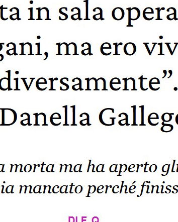 Donazione organi Vol. 3: il caso Danella Gallegos