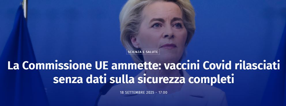 Vaccini e sicurezza, una nuova “ammissione” article-post