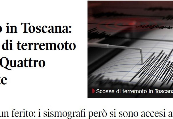 Lo sciame sismico in Toscana article-post