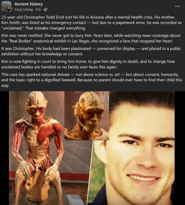 Christopher Todd Erick e la fuffa