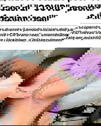 Nuovo studio NON mostra che il 86% casi di COVID non erano reali
