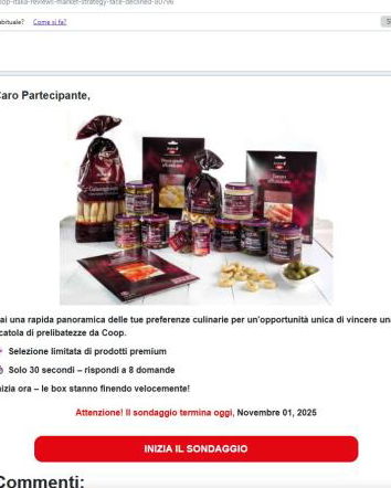 Mia figlia lavora alla Coop