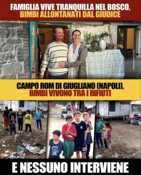 La famiglia nel bosco, la legge, i social e la polarizzazione article-post