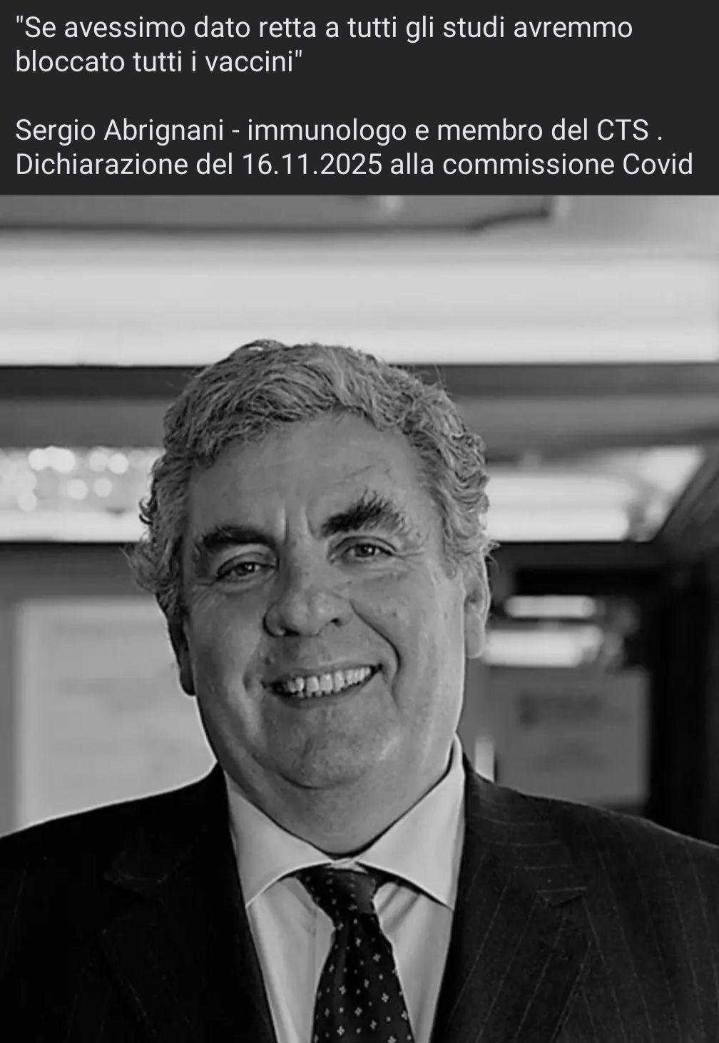 Il Prof. Abrignani non parlava di negligenza, ma del difficile equilibrio tra scienza in movimento e necessità di agire.