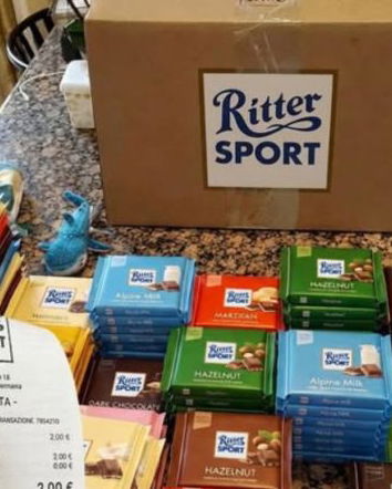 Mia sorella lavora alla Ritter Sport