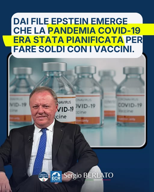 Sergio Berlato e il complottismo pandemico