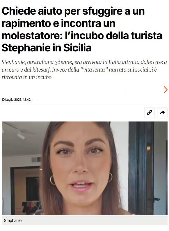 L’incubo di Stephanie in Sicilia: facciamoci due domande article-post