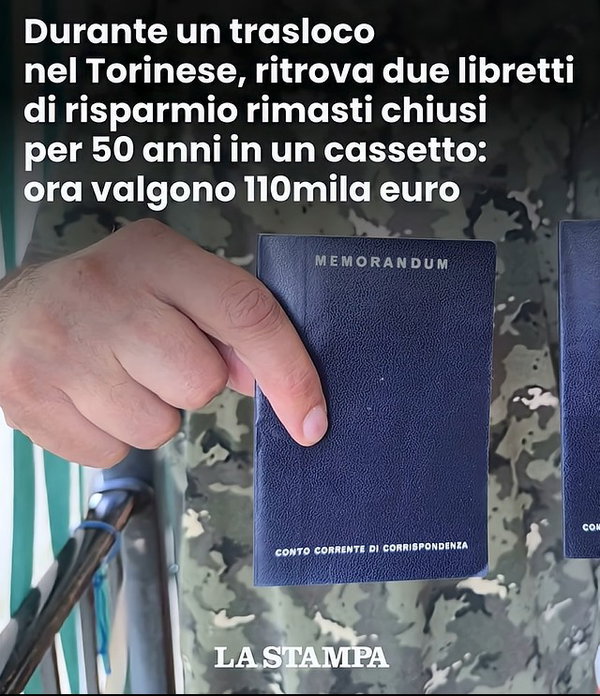 I famosi libretti di risparmio e gli aggiornamenti