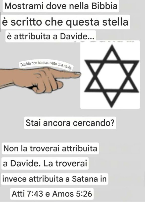 La stella di Davide è la “stella di Satana”?