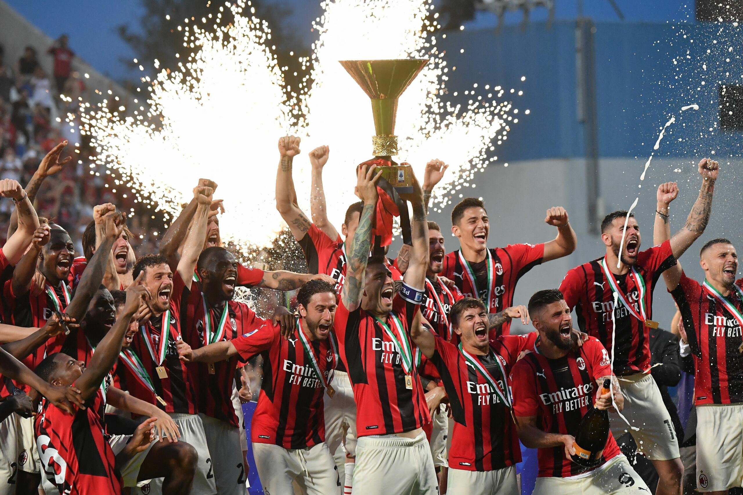 Milan Campione d'Italia scudetto