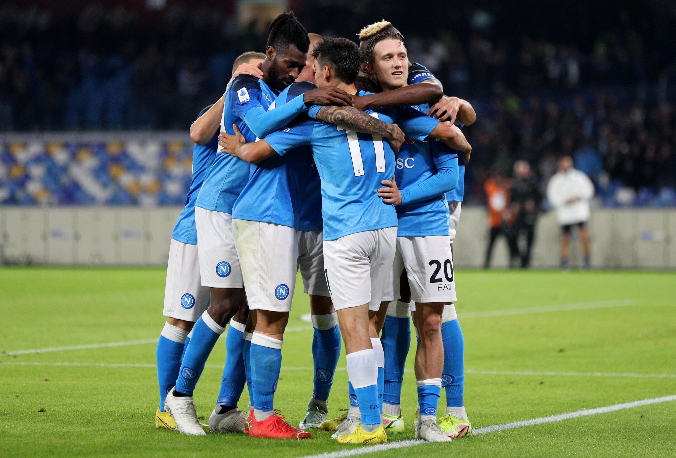 Napoli Udinese formazioni ufficiali