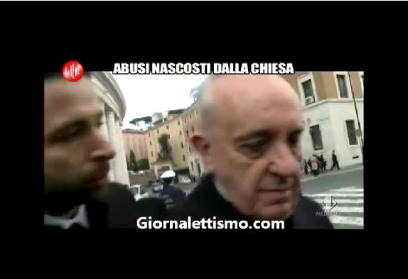 Papa Francesco scappa dalla domanda sulla pedofilia delle Iene