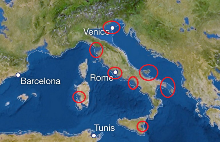 Come diventerebbe l’Italia se tutto il ghiaccio del mondo dovesse sciogliersi article-post