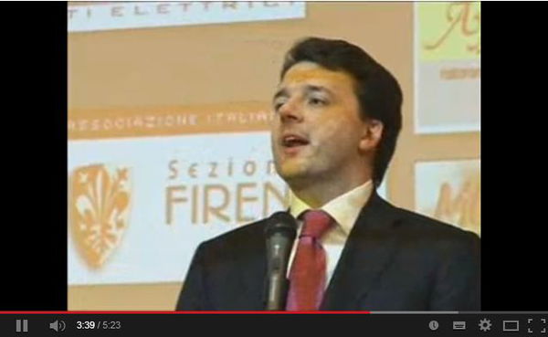 Matteo Renzi e l’aneddoto sull’arbitro di calcio