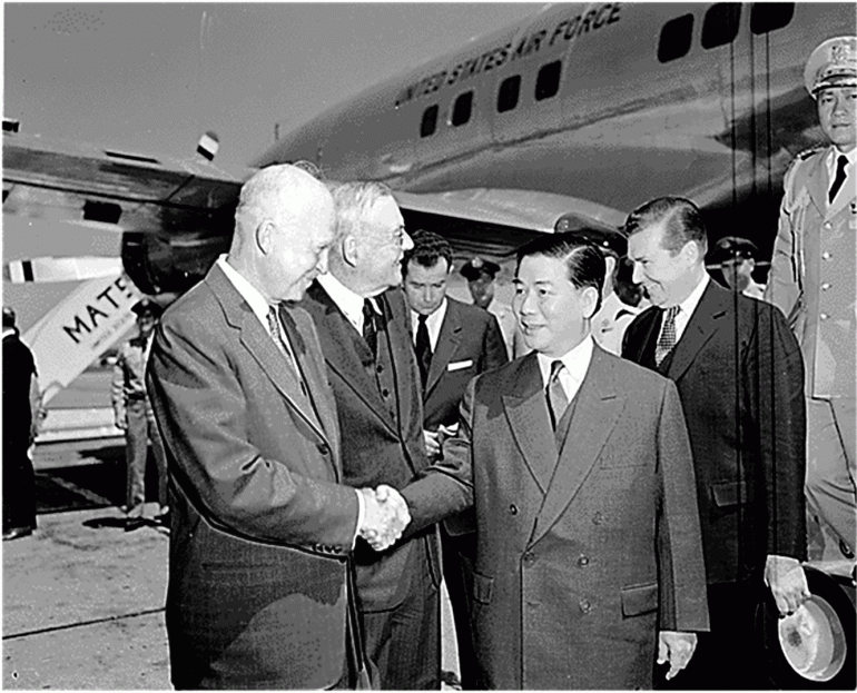 Eisenhower e Ngo Dinh Diem, Washington 1957